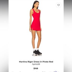 Splits59 Martina Rigor Dress in Red